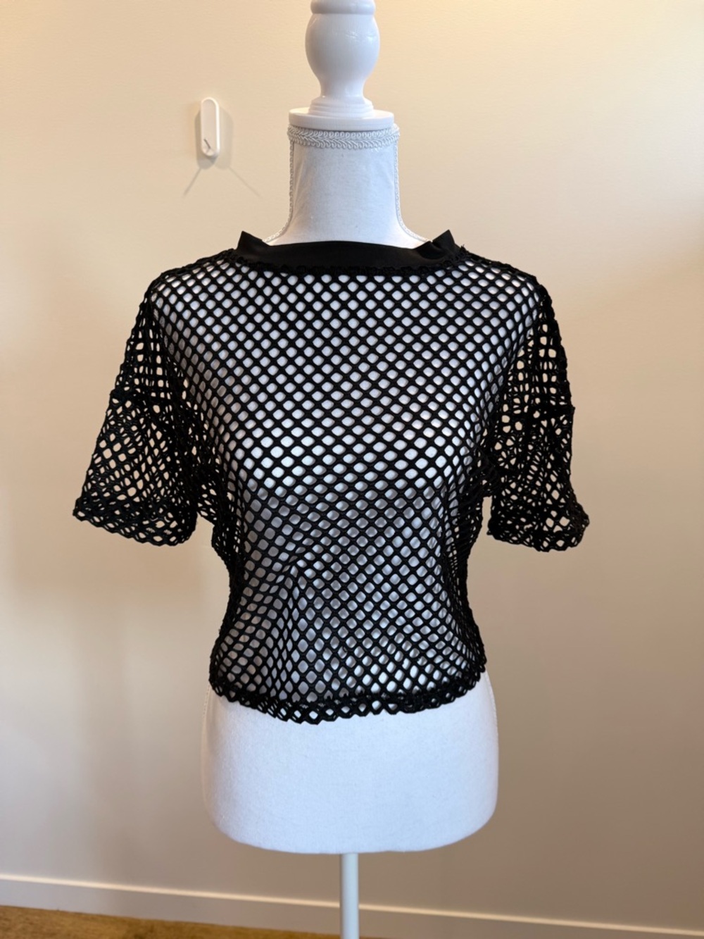 Unbranded Goth Grunge Mesh Top Acid Pixie Festival Cybergoth Alternative Punk